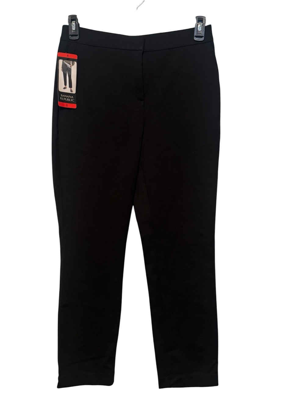 Banana Republic Women's Black Ponte Pants size 8 NWT